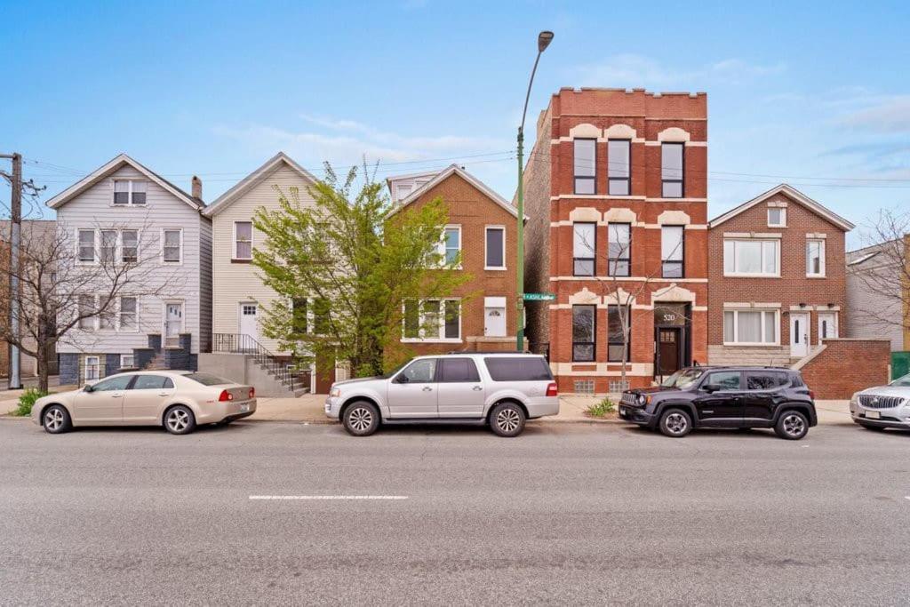 Cozy, Top-Floor 3Br Loft With Balcony In West Town Chicago Exterior foto